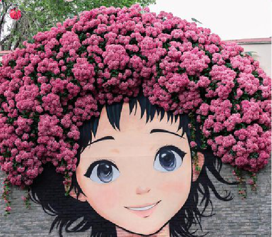 云龙墙体彩绘-网红墙打卡