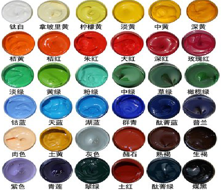 云龙墙绘颜色的选择有讲究。