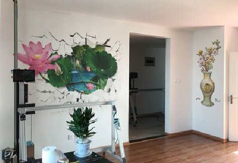 云龙墙体彩绘相比墙纸的优势。